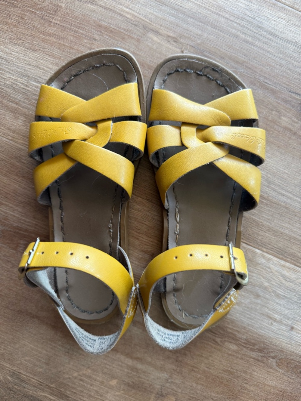 Mustard Yellow Saltwater Sandals